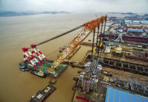 國(guó)內(nèi)潮流能發(fā)電機(jī)落戶舟山(圖)