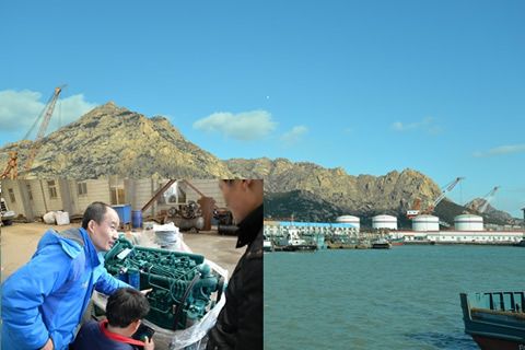 華全動力兩臺船用發電機組成功交付客戶