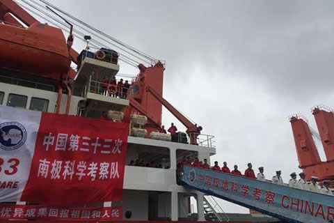 第33次南極科考滿載歸來 柴油發電機組功不可沒